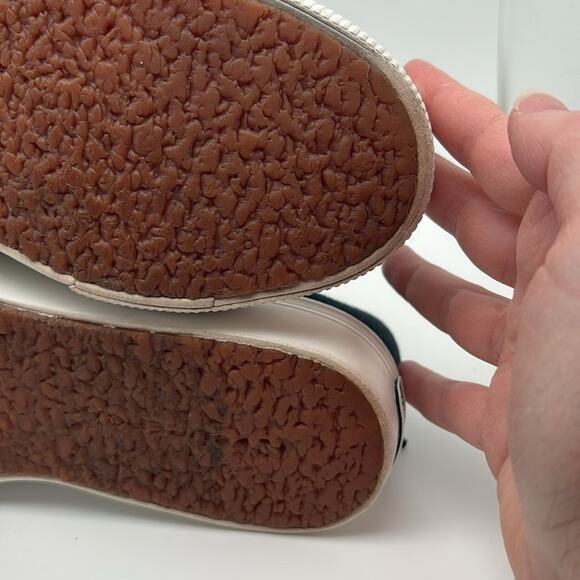 Superga Women’s / Unisex Black Canvas Platform Sneaker Size 37.5 US 5.5 - Picture 10 of 10